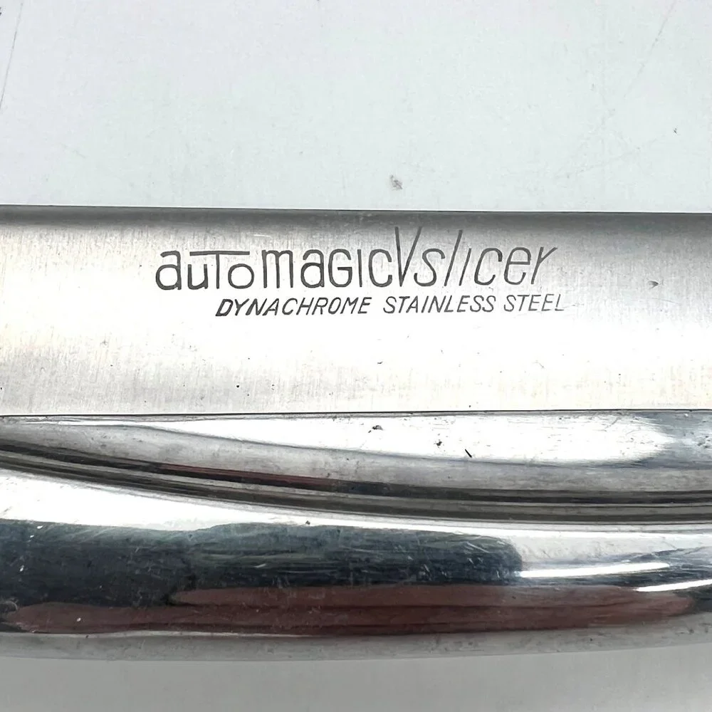 Vintage Automagic Slicer Knife Regent Sheffield Dynachrome Stainless Steel Blade